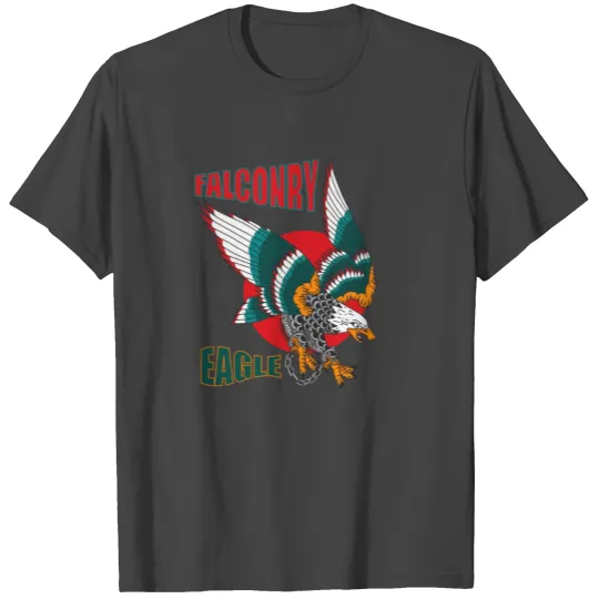 Falconry eagles falcons hawks birds of prey ornith T Shirts