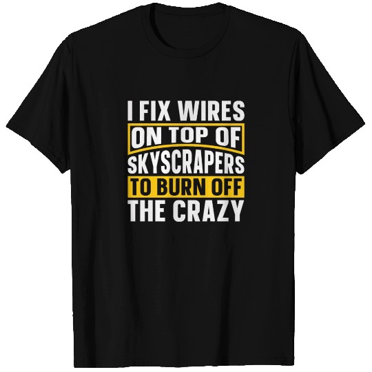 Electrician Construction Electrician T Shirts