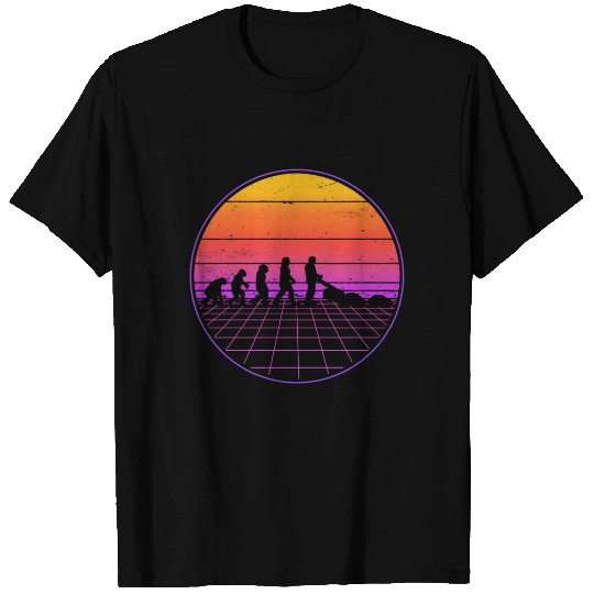Robotic Lawnmower Evolution Retro T Shirts