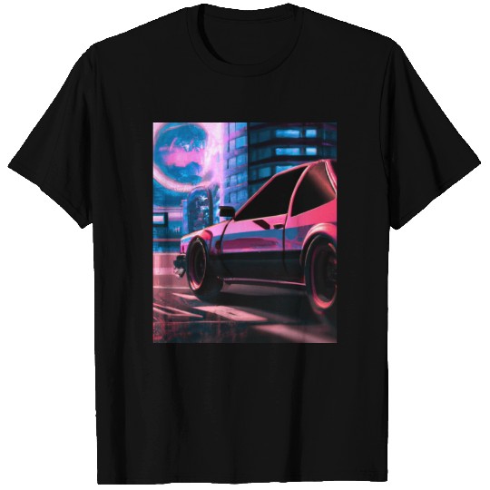 Vaporwave Car Synthwave City T Shirts