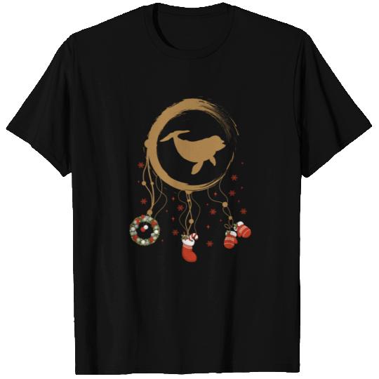 Winter dreamcatcher Christmas Dolphin T Shirts