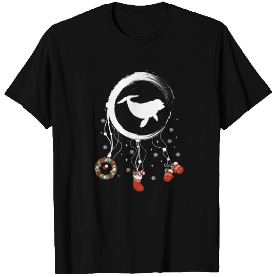 Winter dreamcatcher Christmas Dolphin T Shirts