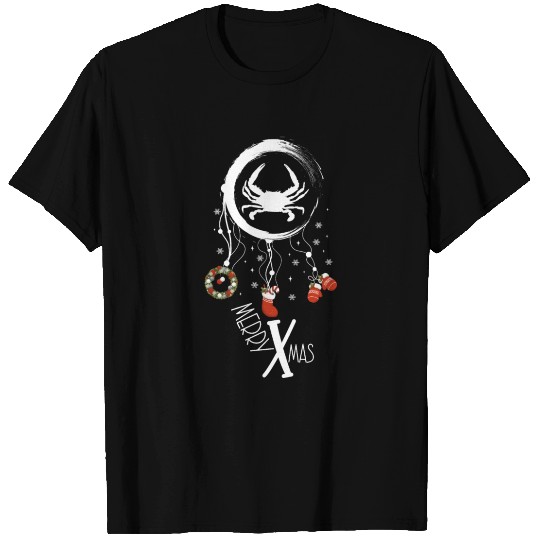 Winter dreamcatcher Christmas Crab T Shirts