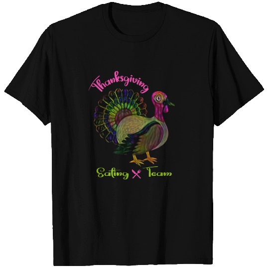 Thanksgiving eating team T Shirts