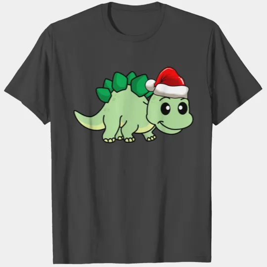 Dinosaur stegosaurus christmas T Shirts