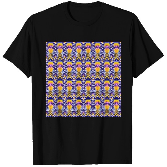 Facade multi color 60s & 70s inspired seamless T Shirts