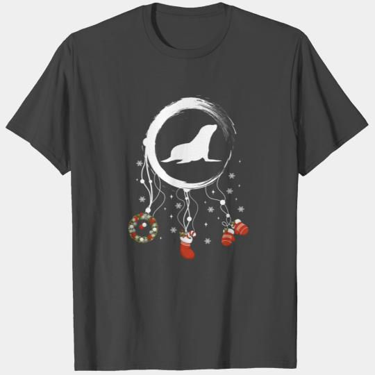 Winter dreamcatcher Christmas Seal T Shirts