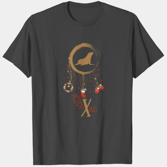 Winter dreamcatcher Christmas Seal T Shirts