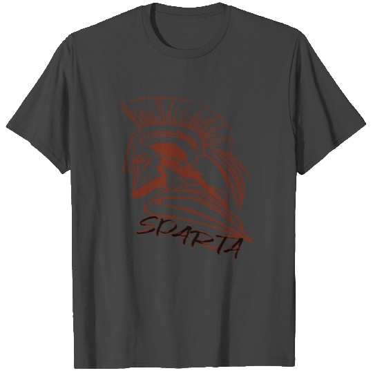 Sparta Glory Spartan Helmet Gladiator Ancient Gree T Shirts