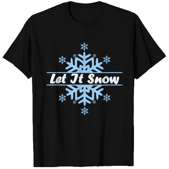 Let it snow in Christmas T Shirts