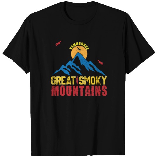 Great Smoky Mountains Tennessee Mountain Hiking T Shirts