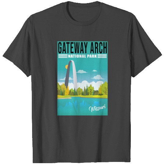 Gateway Arch National Park Missouri, St Louis T Shirts