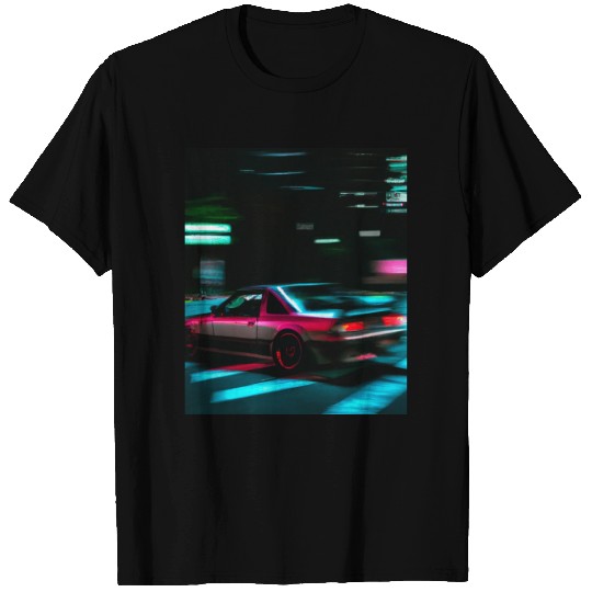Vaporwave Car Synthwave City T Shirts