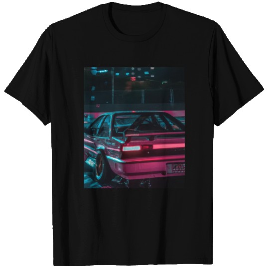 Vaporwave Car Synthwave City T Shirts