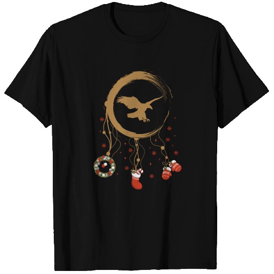 Winter dreamcatcher Christmas Eagle T Shirts