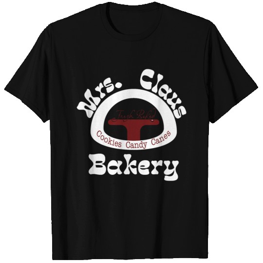Christmas T Shirts, Mrs. Claus Bakery T Shirts,