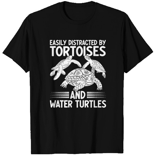 Turtle Lover - Easily Distracted By Tortoises And T Shirts