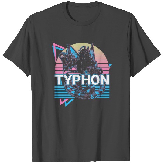 Typhon Greek God Ancient Greek Mythology Retro T Shirts