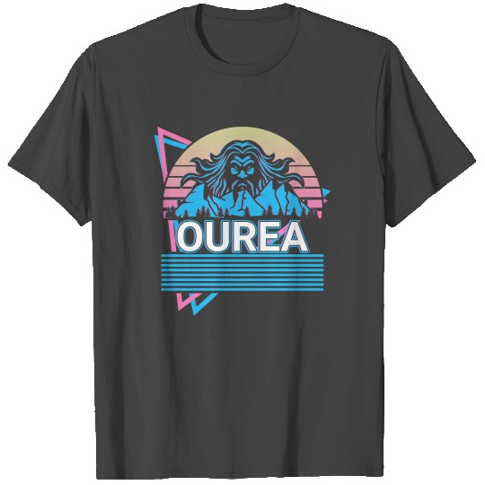 Ourea Greek God Ancient Greek Mythology Retro T Shirts