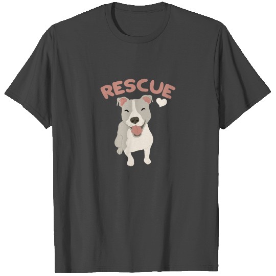 Rescue, Pitbull T Shirts