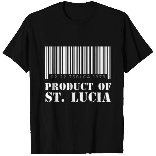 Product of St. Lucia (White) T Shirts