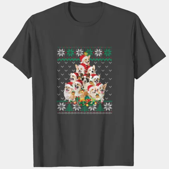 Corgi Christmas Funny Dog Lover Xmas T Shirts