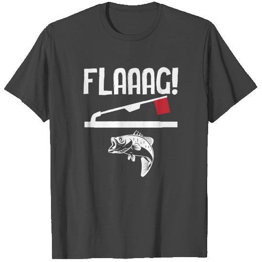 Ice Fishing - Flaaag! T Shirts