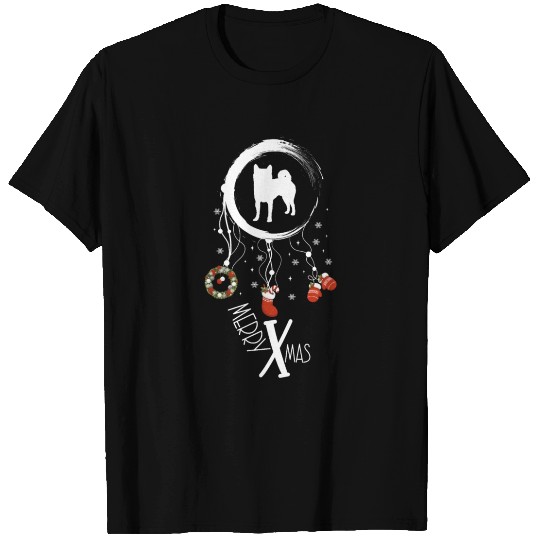 dog dreamcatcher Christmas Shiba Inu T Shirts