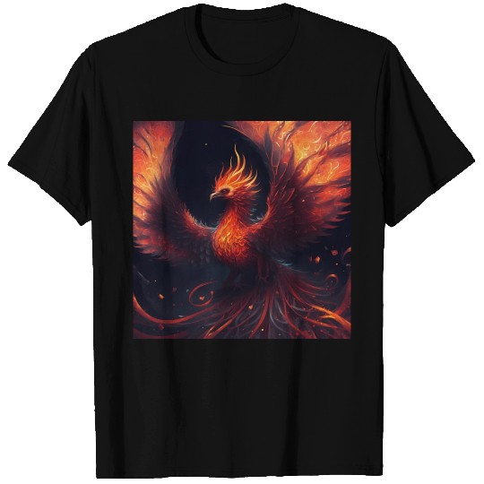 Flaming Phoenix T Shirts