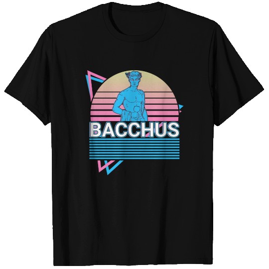 Bacchus God of Wine Ancient Roman Mythology Retro T Shirts