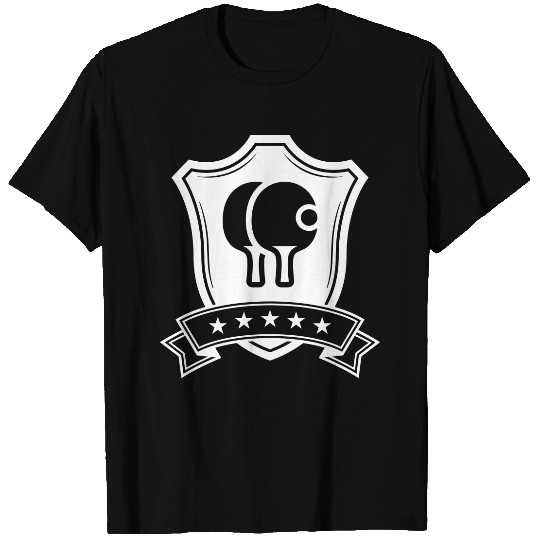 Table tennis ping pong crest T Shirts