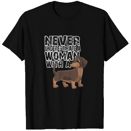Dachshund Never Underestimate T Shirts