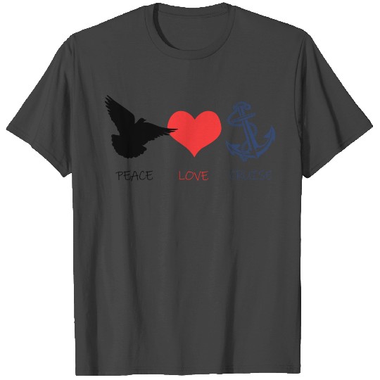 New Peace love cruise Gift ideas T Shirts