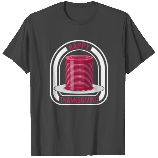 Thanksgiving T Shirts, Canned Cranberry Jellied