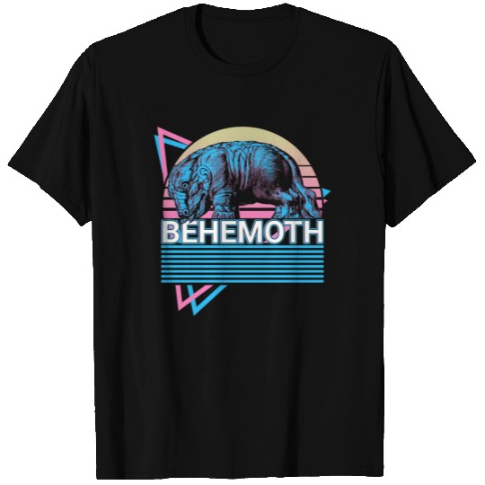 Behemoth Retro Jewish Mythology Hebrew T Shirts