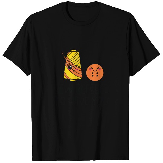 Button Thread Sibling Goals Big Brother Sister Pun T Shirts