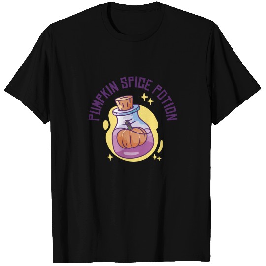 Pumpkin Spice Potion Coffee Enthusiast Halloween T Shirts