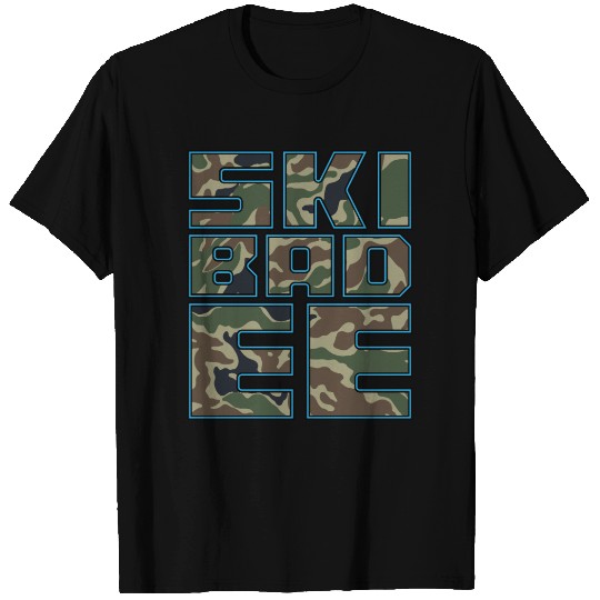 MC Skibadee DNB Original Junglist MC Skiba Camo T Shirts