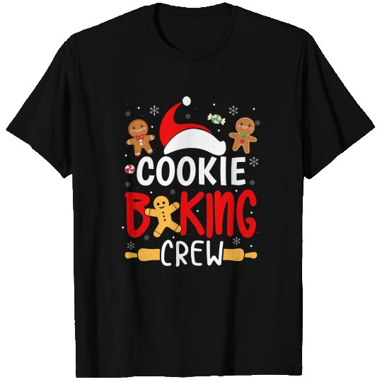 Cookie Baking Crew Funny Christmas Pajamas T Shirts