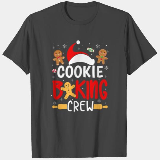 Cookie Baking Crew Funny Christmas Pajamas T Shirts