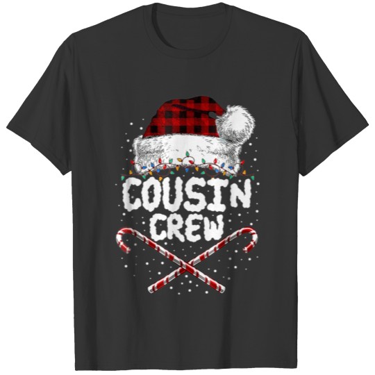 Cousin Crew Buffalo Red Plaid Christmas Pajamas T Shirts