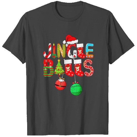 Tinsel Tits And Jingle Balls Funny Matching Couple T Shirts