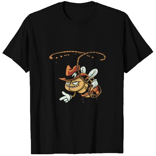 Beehaw Bee With Cowboy Hat Yeehaw T Shirts