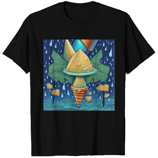 ice cream art T Shirts