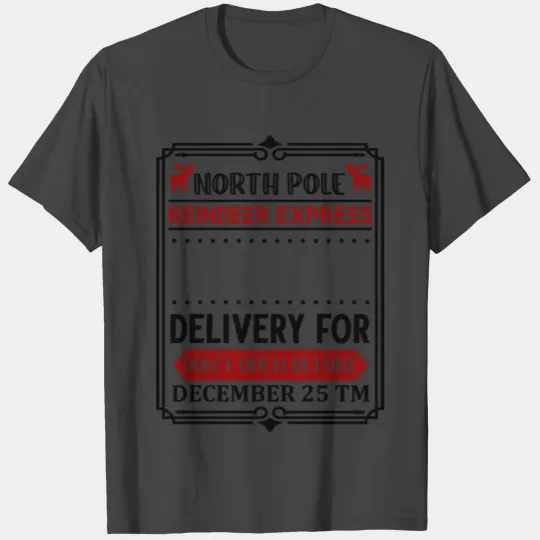 North Pole Reindeer Express T Shirts
