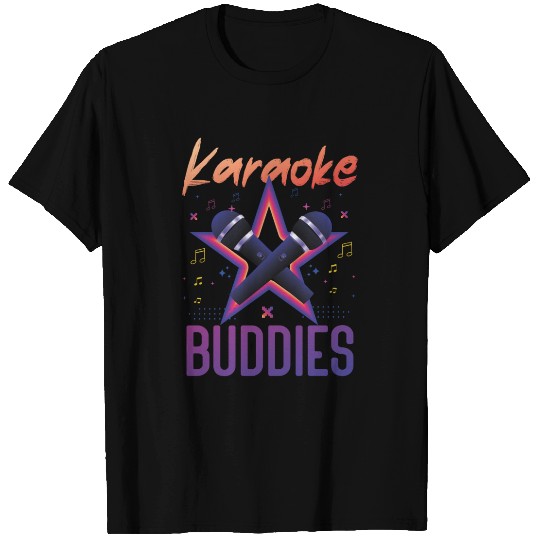 Karaoke Singer Friends Besties 80s T Shirts