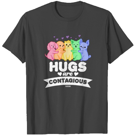 Beautiful dog family cuddle pets T Shirts