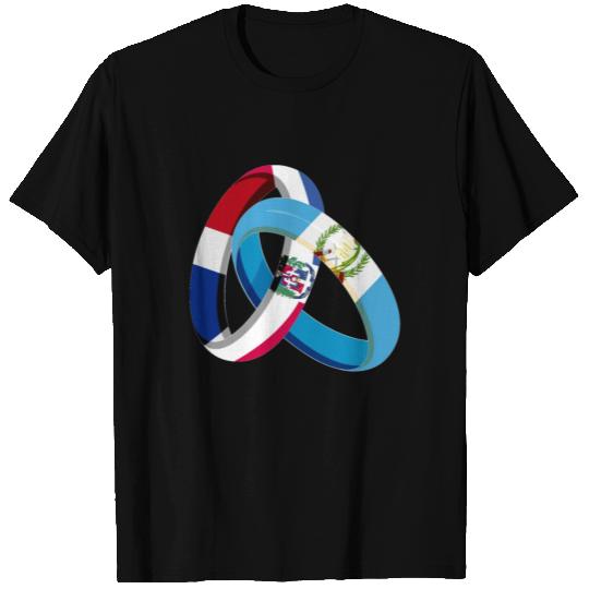 Dominican Republic Flag Guatemala Ring Wedding T Shirts