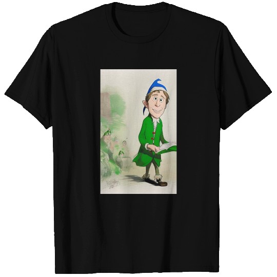 Elf with a book T Shirts