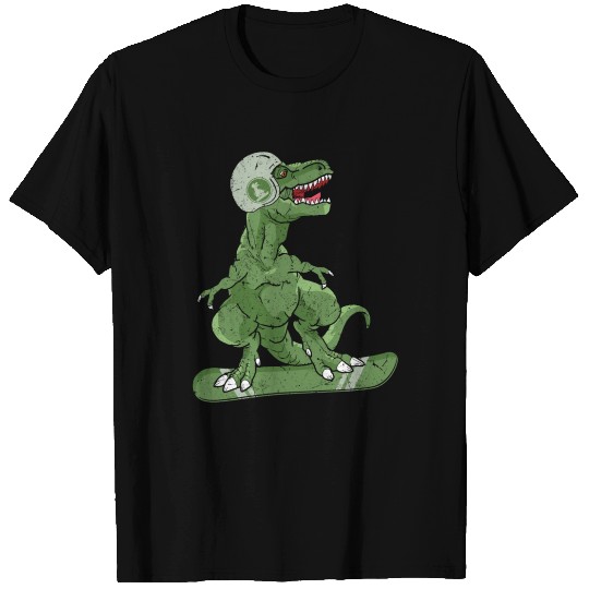 Snowboarder Dinosaur Snowboarding Dino T Shirts